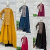 Sv Designer Embroidery Georgette Readymade Suits Wholesale Shop IN Surat